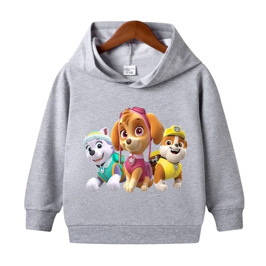 Dětská mikina s trendy potiskem oblíbené pohádky Paw Patrol