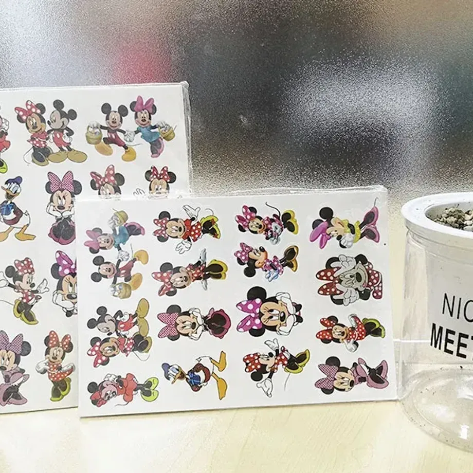 Originální tetovací samolepky s motivem Mickeyho a Minnie Mouse - Náhodný výběr jednoho kusu