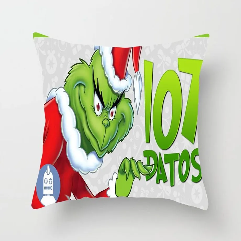 Vánoční praktický povlak na polštář s potiskem Grinch