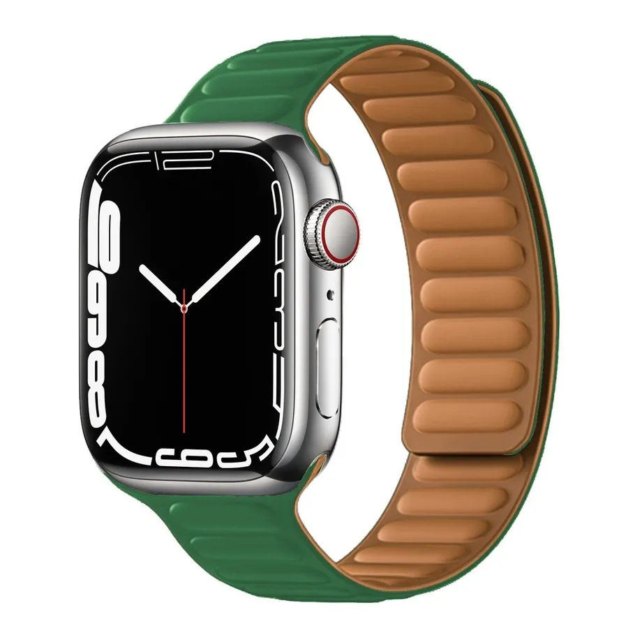 Silikonový řemínek pro Apple Watch mm / 0 mm / mm Sharie zelena