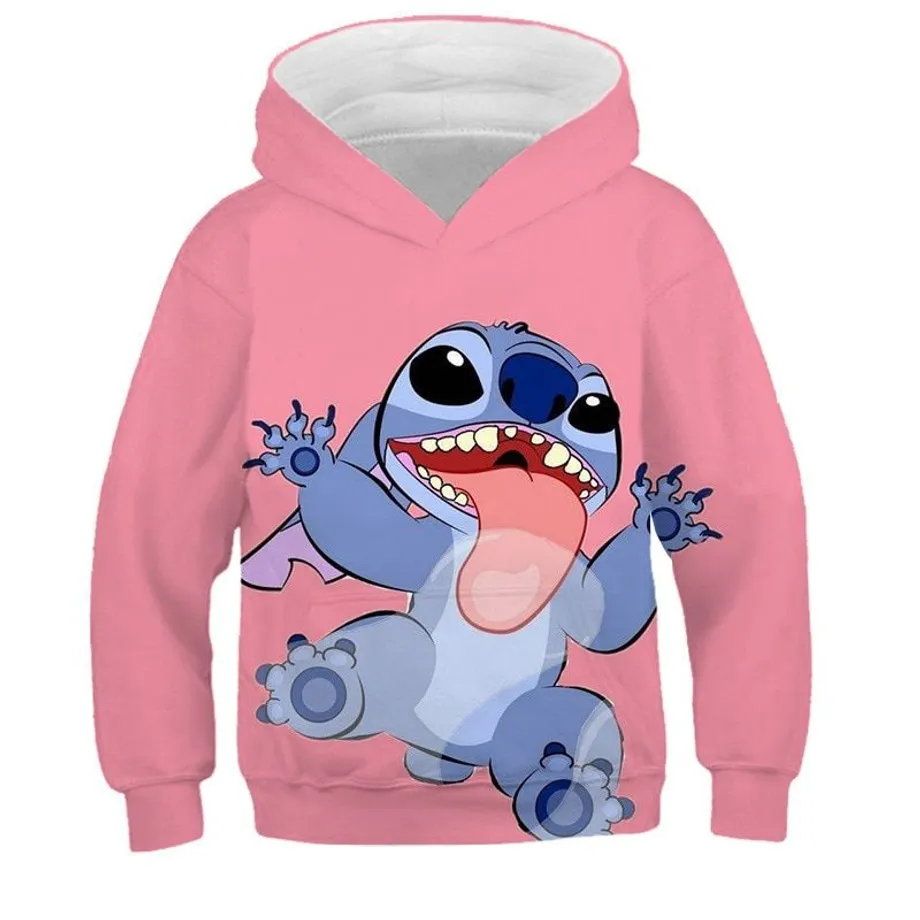 Dětská roztomilá mikina s kapucí Stitch