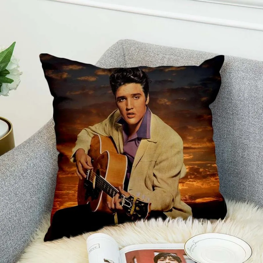 Stylový povlak na polštář Elvis Presley