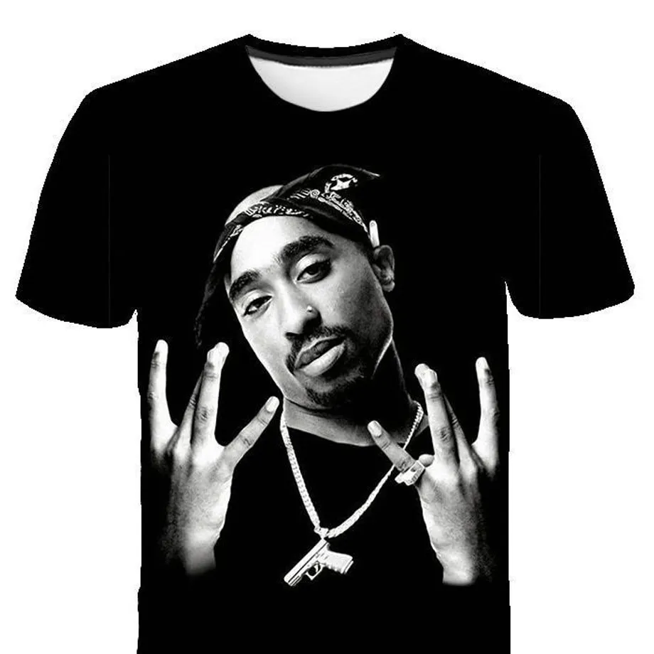 Luxusní moderní tričko 2pac HT0039 XXL