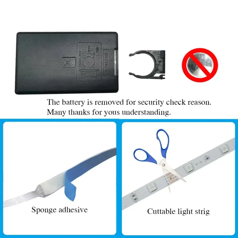 USB LED páskové světlo Bluetooth