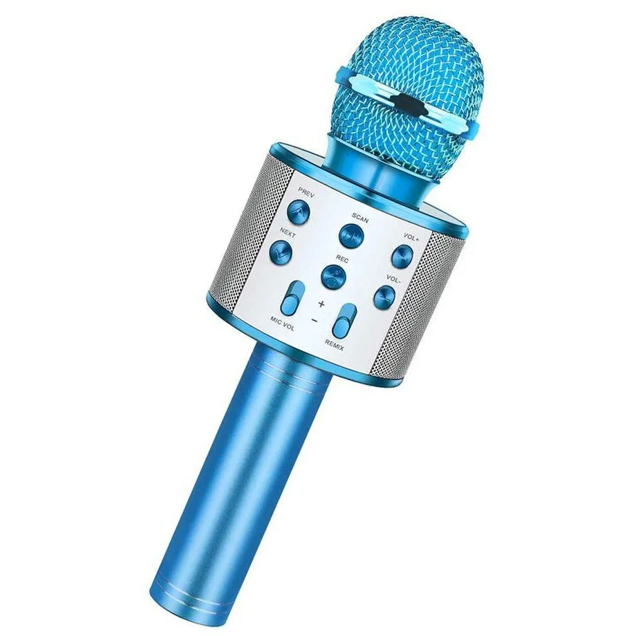 Bezdrátový bluetooth karaoke mikrofon s funkcí nahrávání