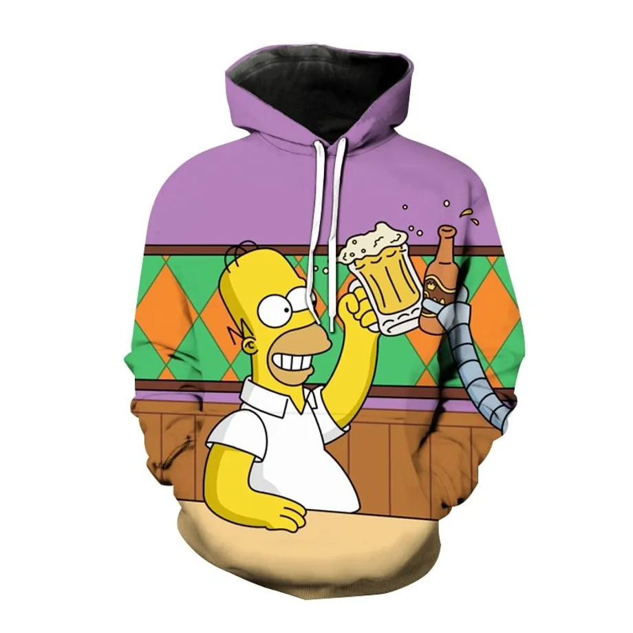 Pánská mikina Homer Simpson ahaa0313 4xl