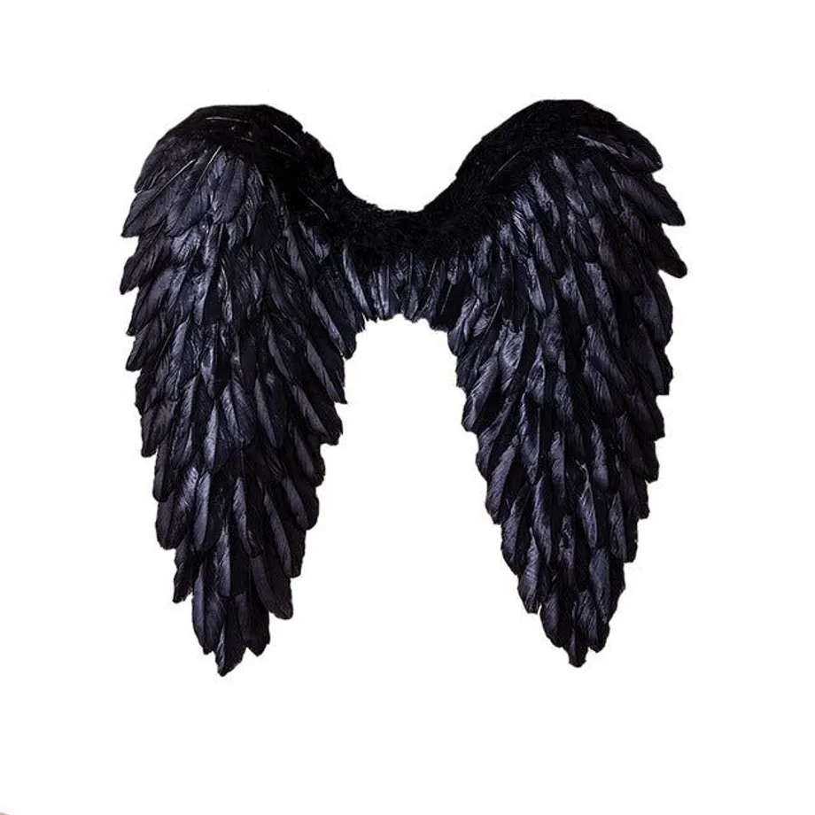 Black Red Pink nebo White Angel Feather Wings