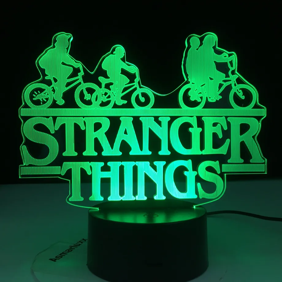 LED měnící se noční světlo Stranger Thing