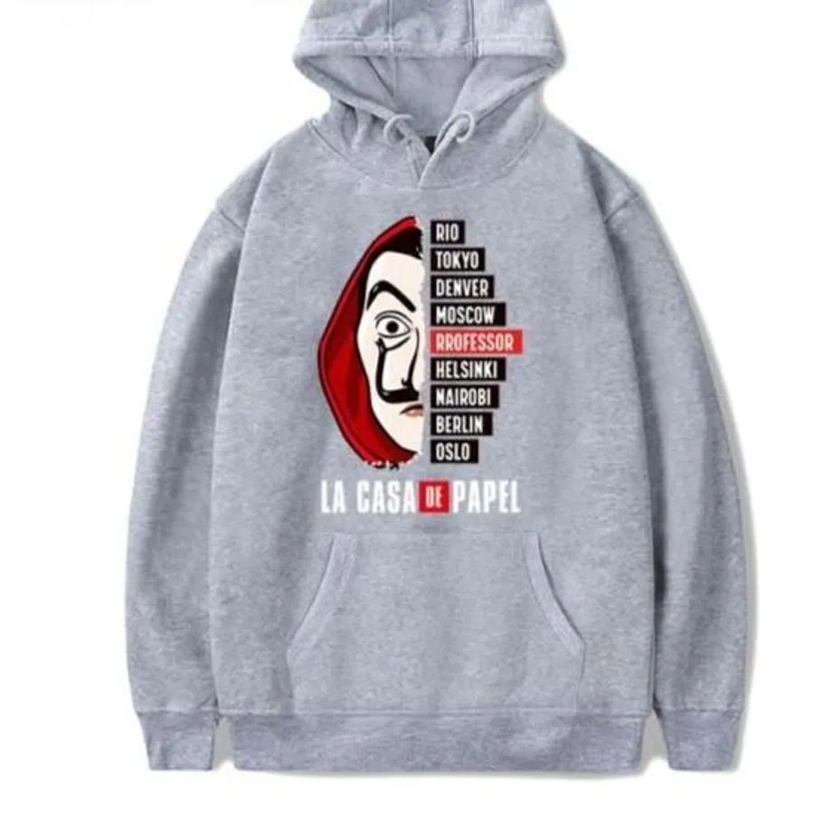 Unisex mikina Money Heist (La Casa De Papel) dmgrey607 s