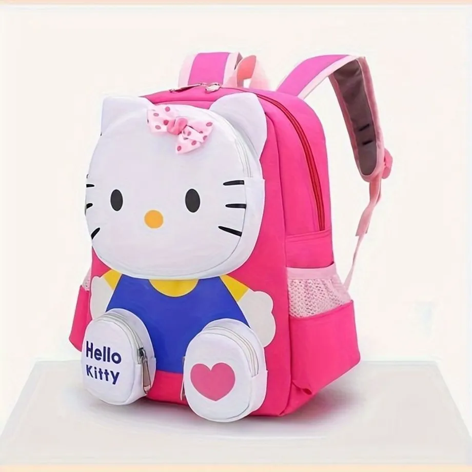 Dětský batoh s motivem Hello Kitty - malý, módní, roztomilý