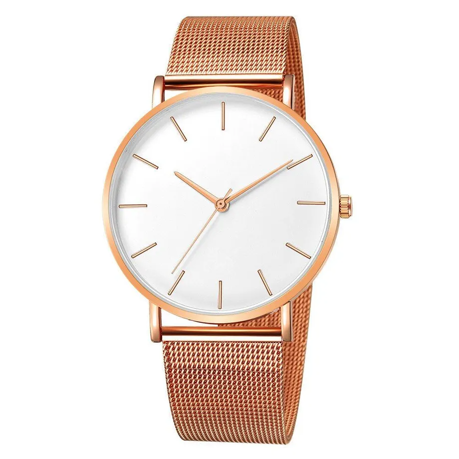 Dámské hodinky Stainless 10-RoseGold-White