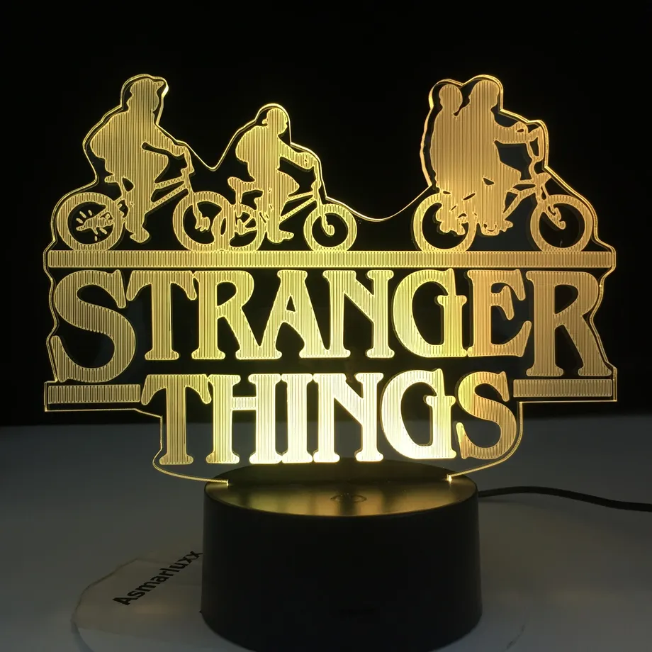 LED měnící se noční světlo Stranger Thing