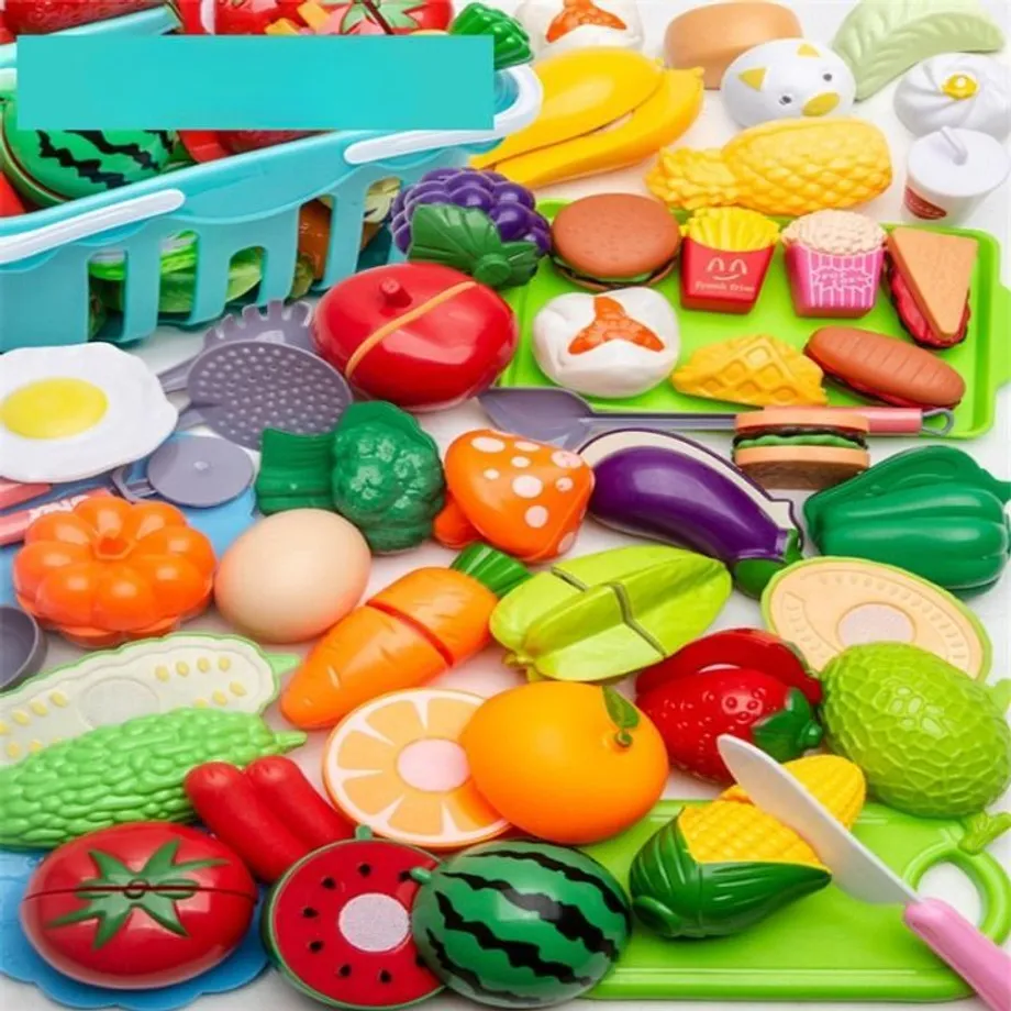 Sada plastových potravin pro děti Play Food Toy