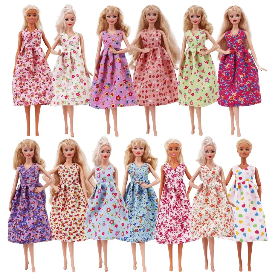 Šaty Longuette pro panenky Barbie