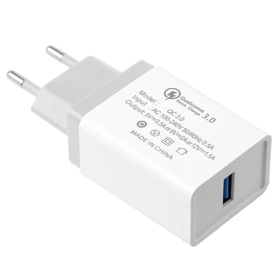 Rychlonabíjecí USB adaptér - 3 barvy