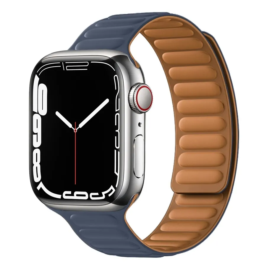 Silikonový řemínek pro Apple Watch mm / 0 mm / mm Sharie modra