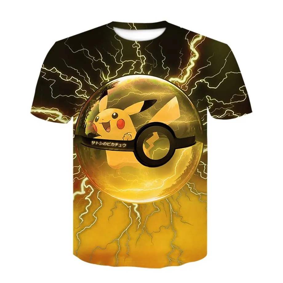 Stylové unisex tričko s 3D potiskem skvělých Pokemonů