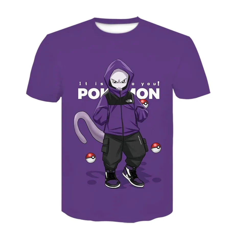 Stylové unisex tričko s 3D potiskem skvělých Pokemonů