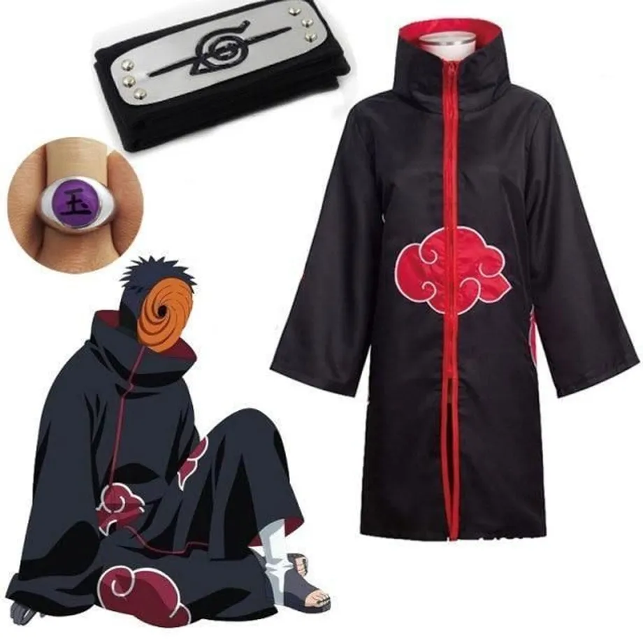 Naruto Akatsuki Halloween kostým tobi 155