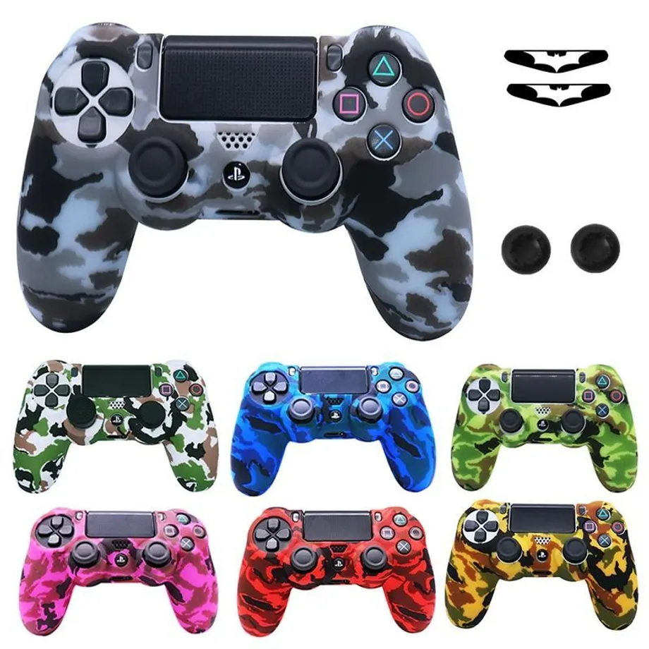 Designový silikonový obal na ovladač Doubleshock PS4 - různé druhy