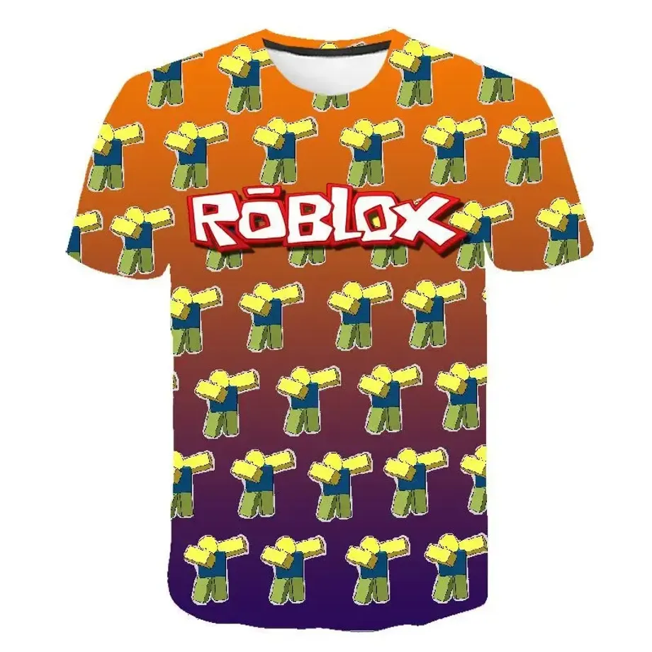 Unisex tričko s krátkým rukávem pro děti i dospělé s motivy oblíbené hry ROBLOX