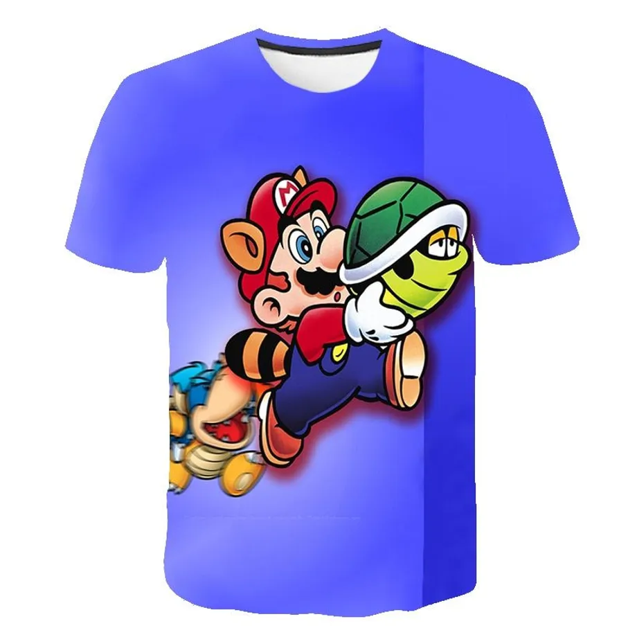 Krásné dětské tričko s 3D potiskem Mario 3126 5 let