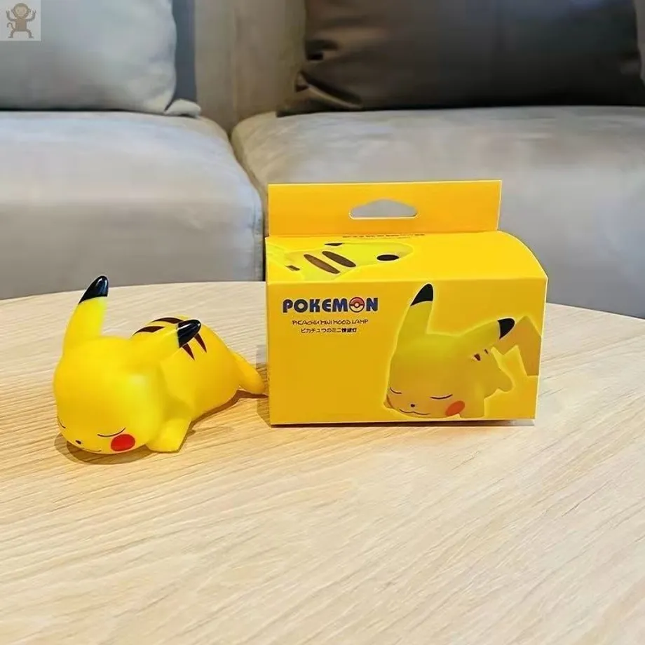 Roztomilé noční světlo s motivem spícího Pikachu