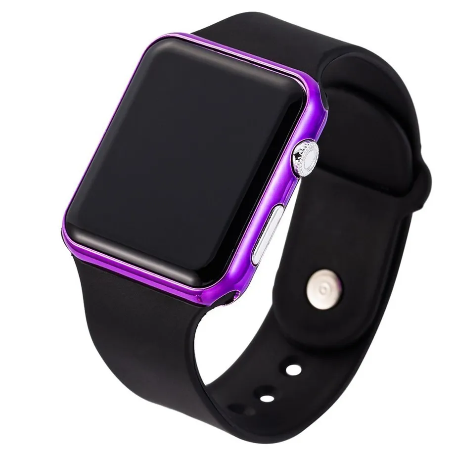 Stylové unisex sportovní LED hodinky