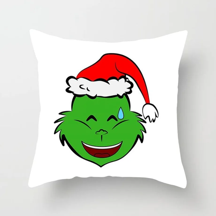 Vánoční praktický povlak na polštář s potiskem Grinch