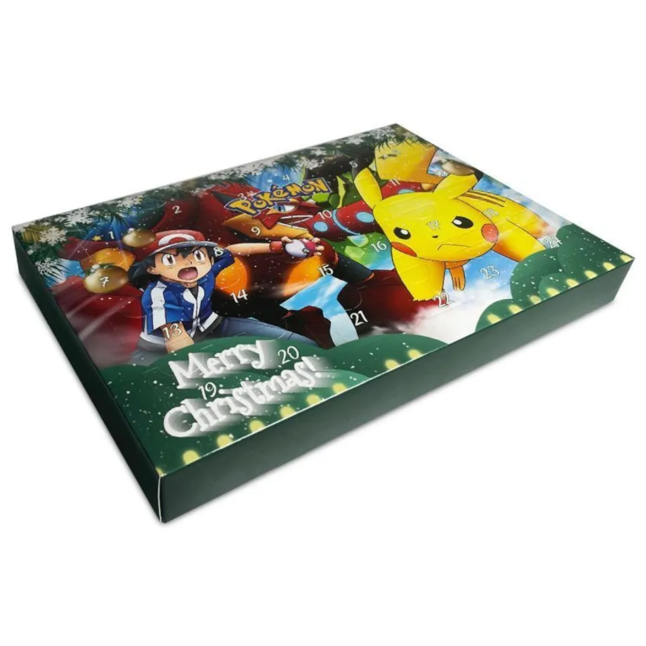 Trendy vánoční adventní kalendář s motivem Pokémonů