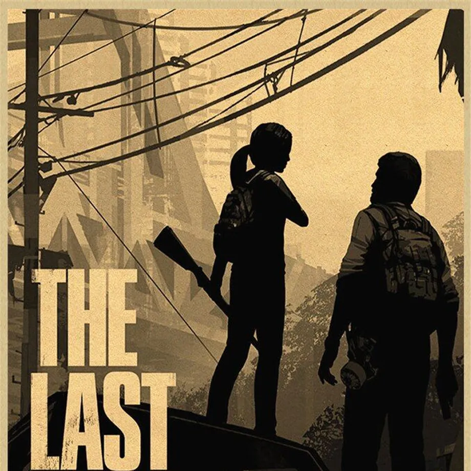 Plakát s motivem hry The Last of Us