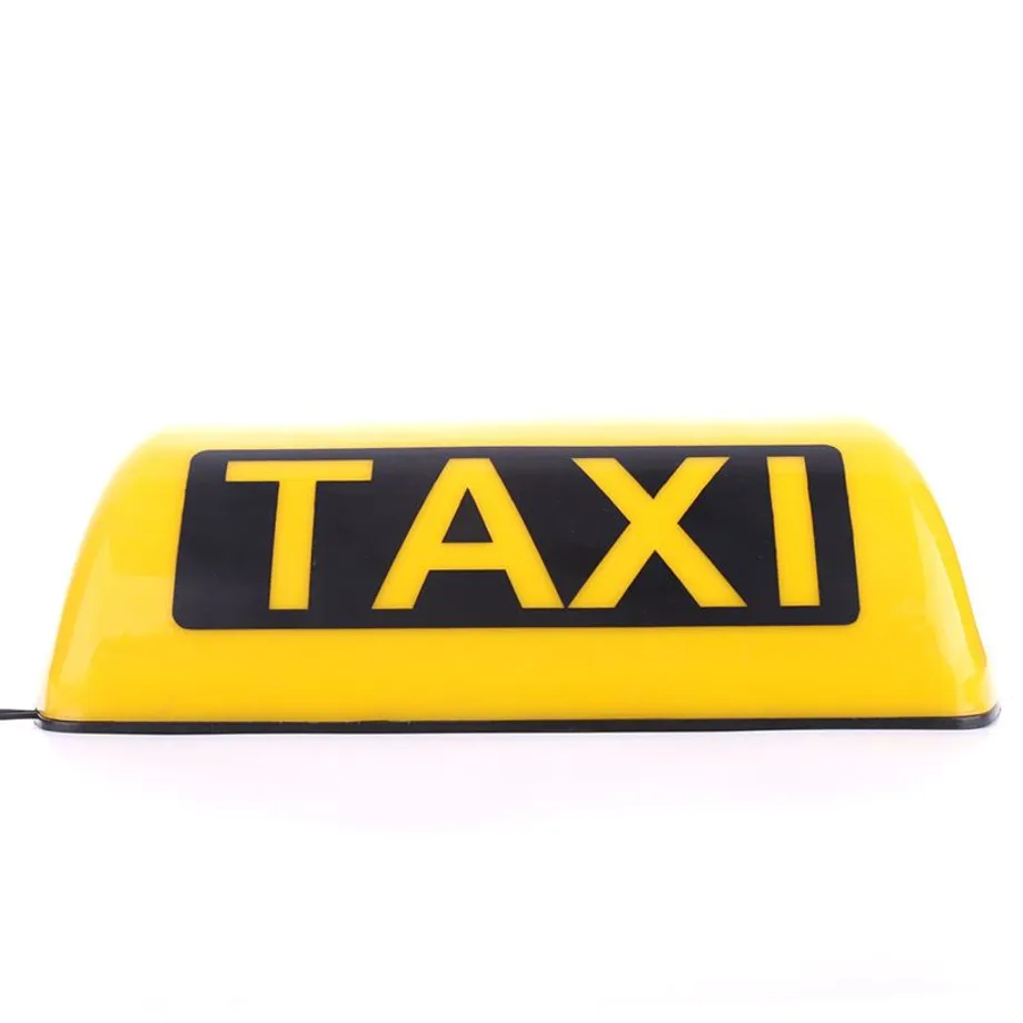 Svítící magnetické logo TAXI