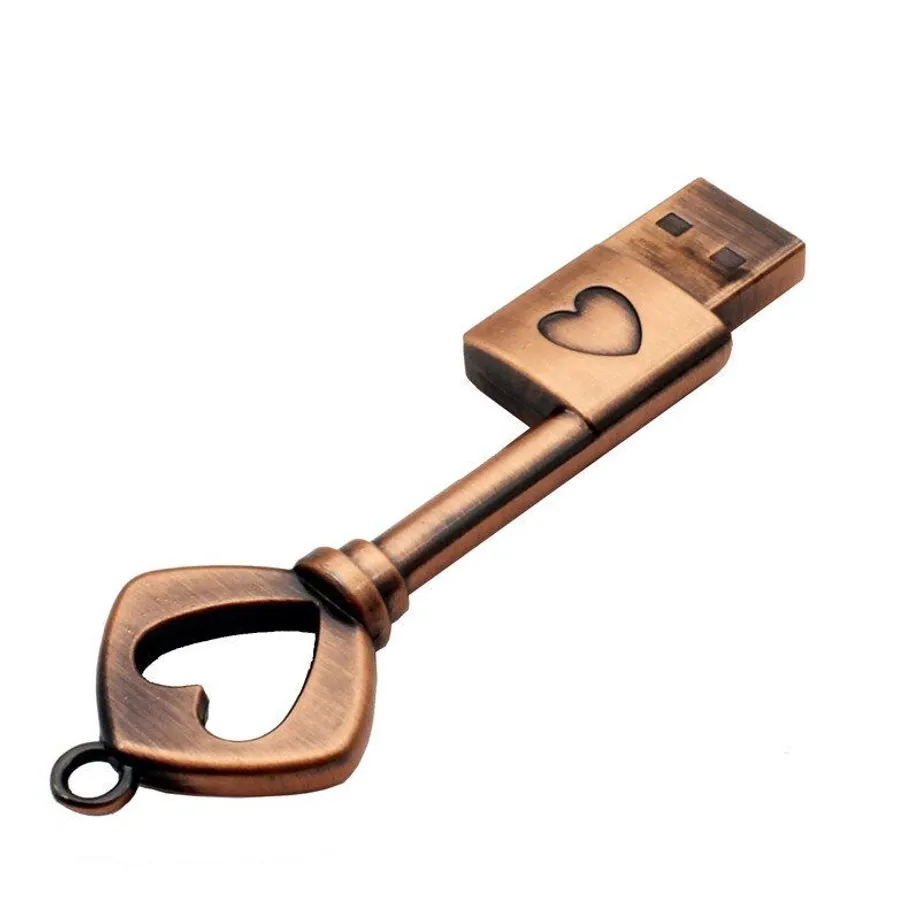 USB flash disk ve tvaru klíče