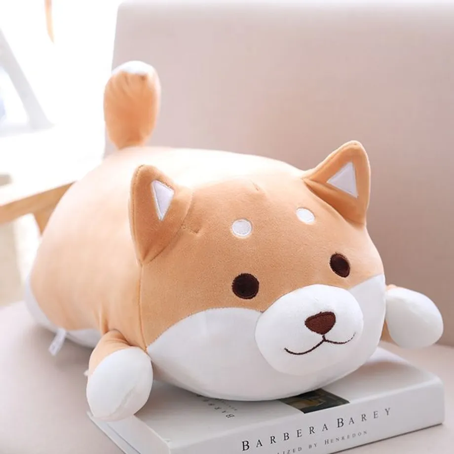 Měkoučký plyšový polštářek - Shiba-Inu