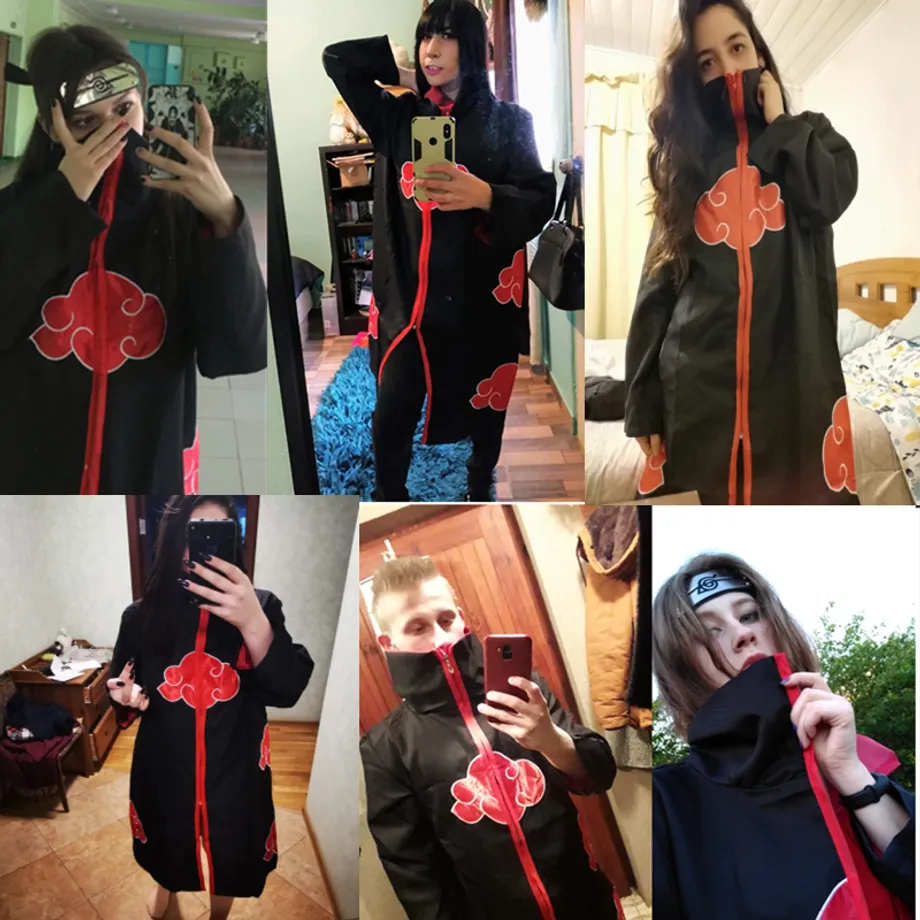 Unisex anime cosplay Naruto + různé varianty setu