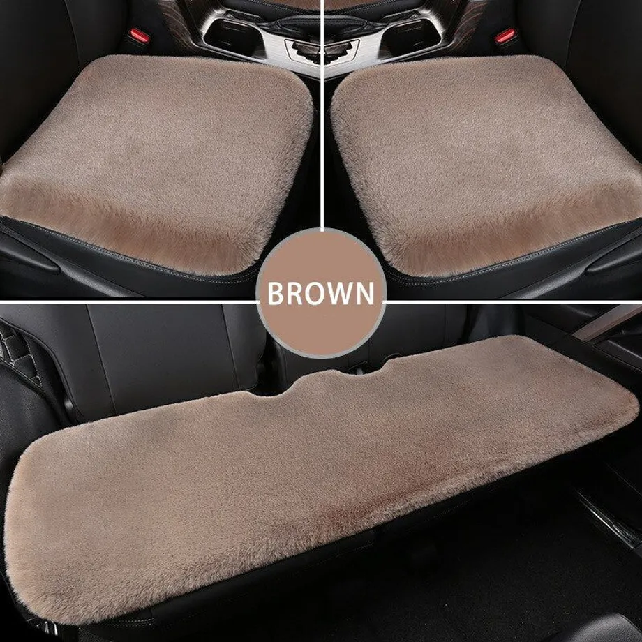 Zimní teplý potah autosedačky Fluffy Car Seat