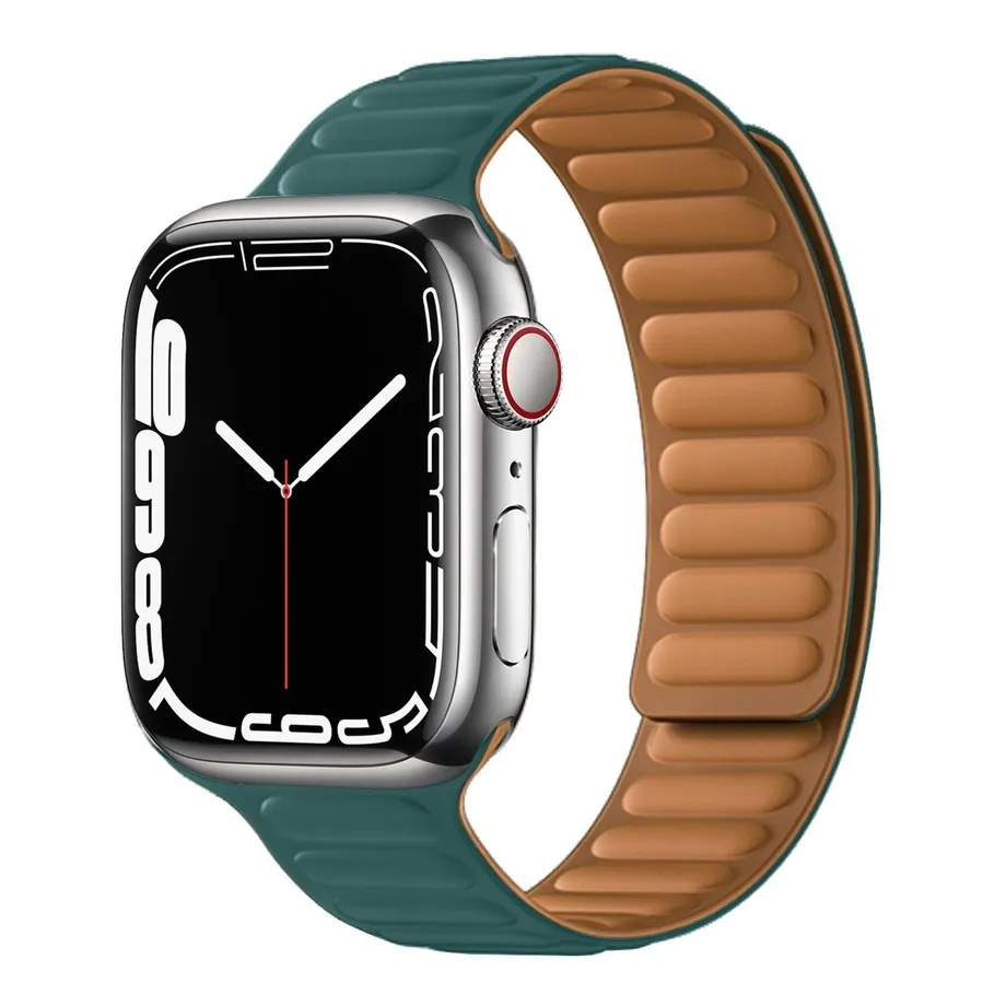 Silikonový řemínek pro Apple Watch mm / 0 mm / mm Sharie zelena