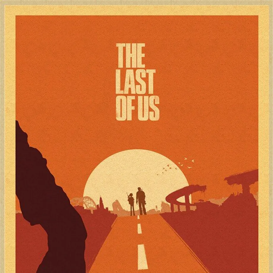 Plakát s motivem hry The Last of Us