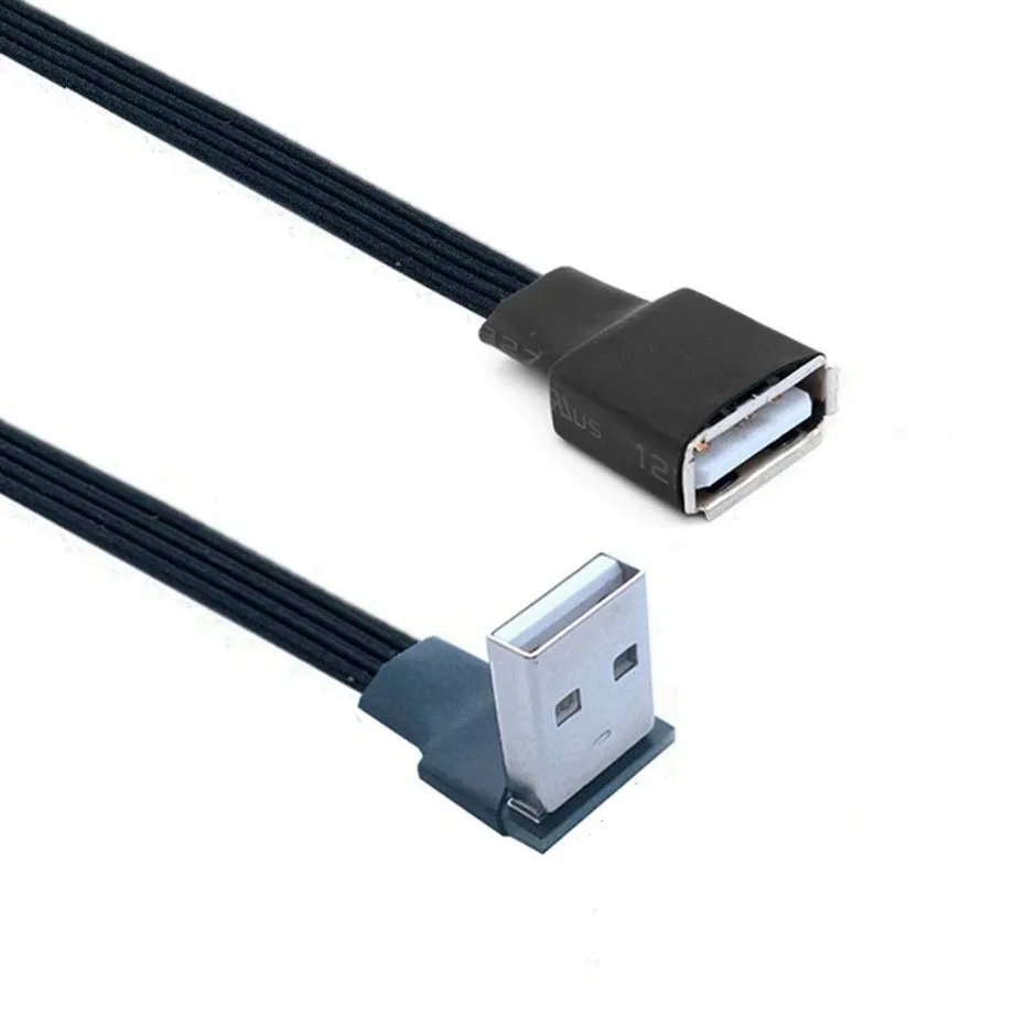 Plochý prodlužovací kabel USB.0 /F 0 cm Riley 2 50cm