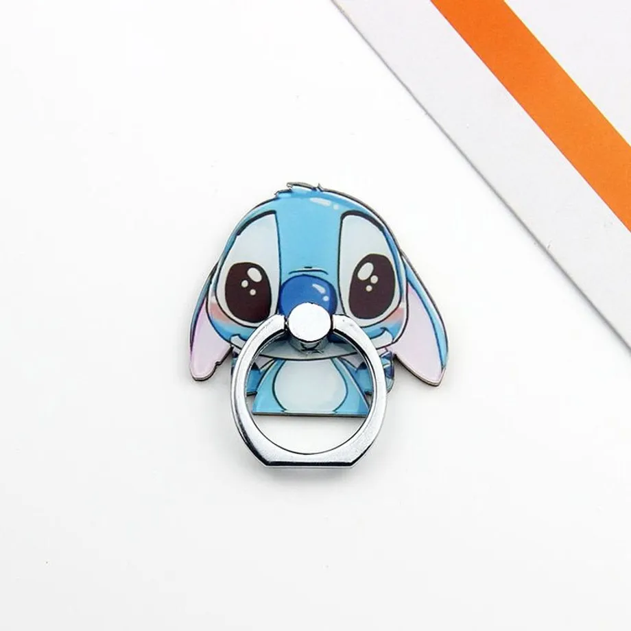 Kovový roztomilý PopSockets držák s motivem Stitch