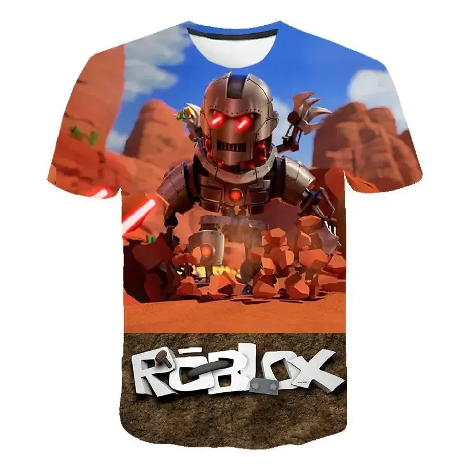 Unisex tričko s krátkým rukávem pro děti i dospělé s motivy oblíbené hry ROBLOX