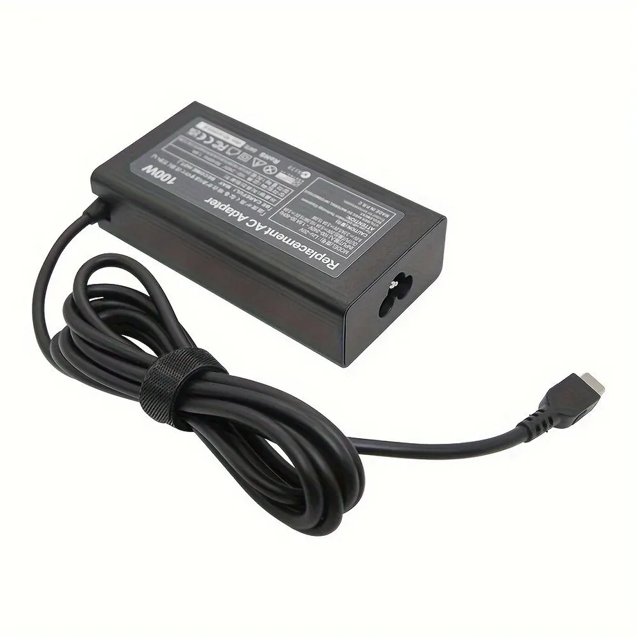 100W 20V 5A Typ-C USB-C Napájecí Adaptér Nabíjecí Kabel Pro Lenovo Idea Pad5 Pro16 ADL100YLC3A AC/DC Adaptér ADL100YDC3A SA11D52396 ADL100YCC3A ADL100YAC3A (bez Kabelu)