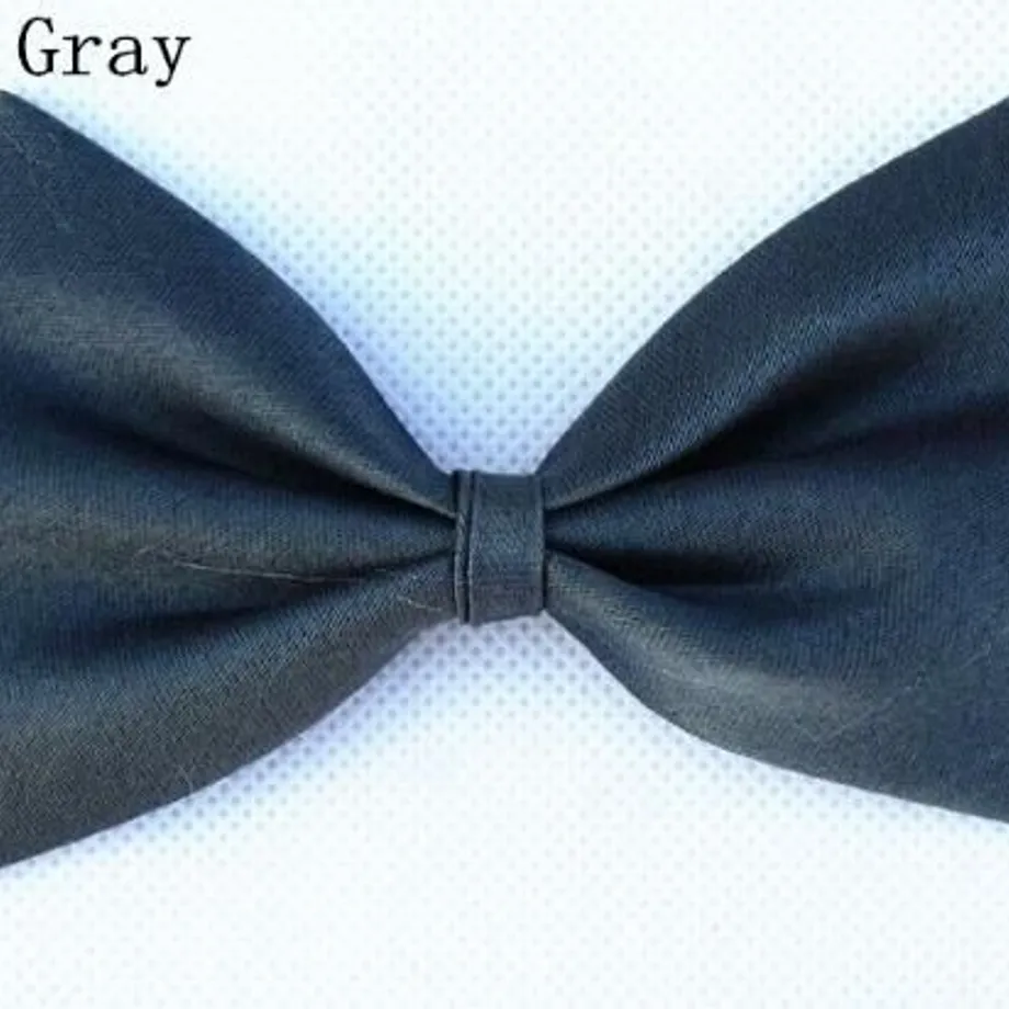 Elegantní nastavitelný motýlek pro psy gray