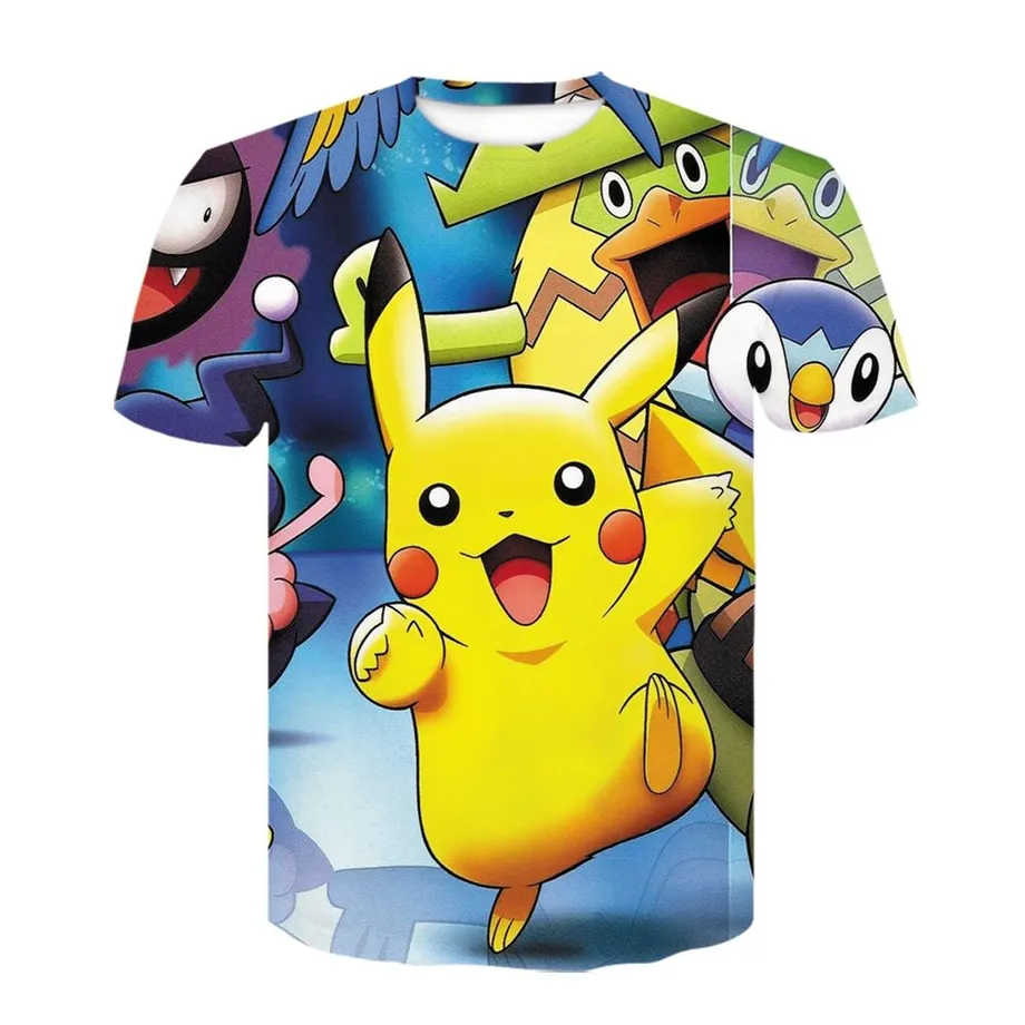 Stylové unisex tričko s 3D potiskem skvělých Pokemonů