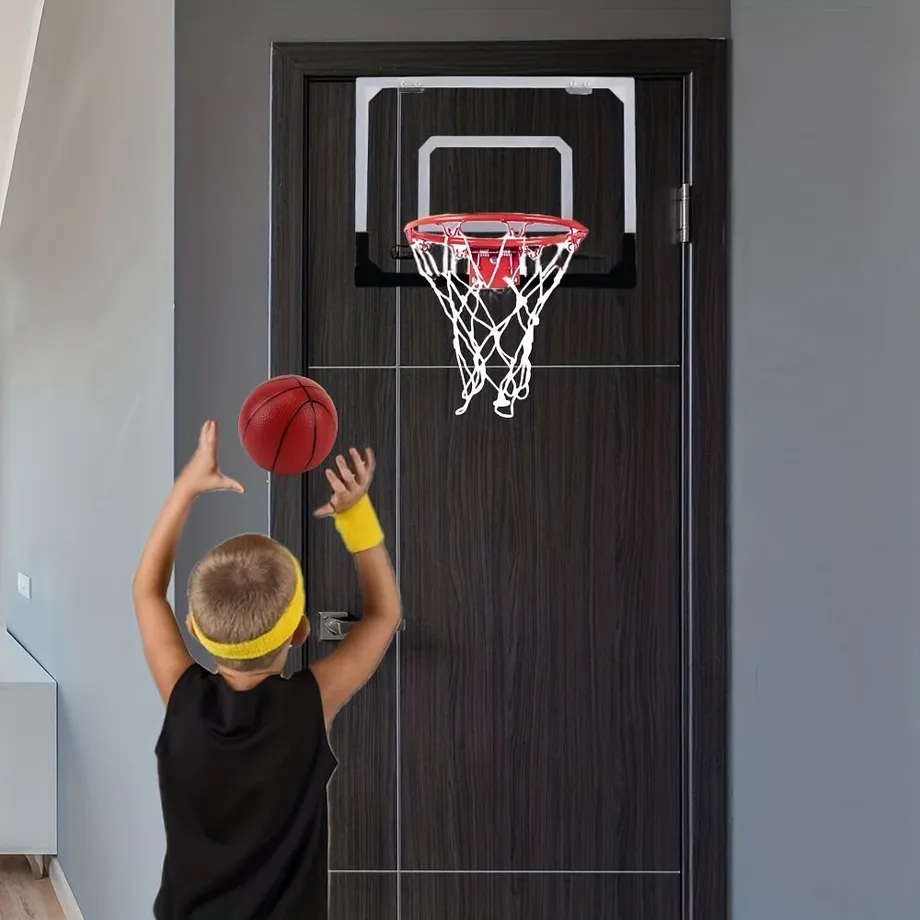 Mini basketbalový koš na zeď pro děti - Zábavná hra uvnitř