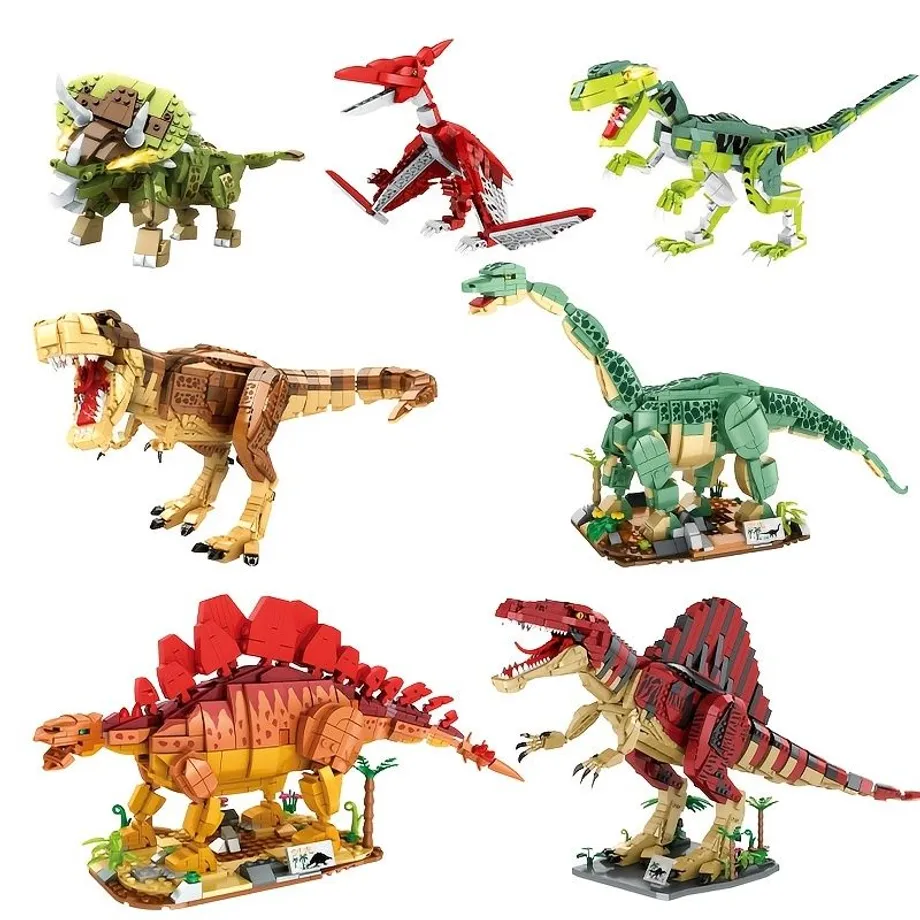 Velká stavebnice dinosaura kompatibilní s Lego - více variant