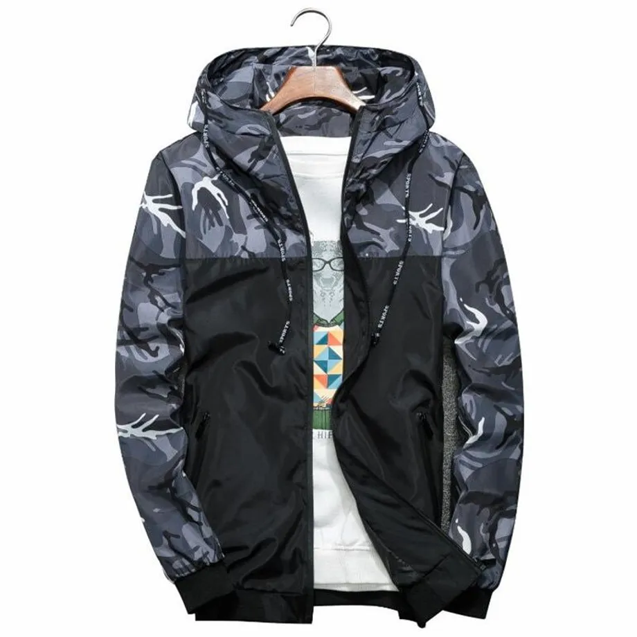 Podzimní/jarní maskáčová bunda Windbreaker XI