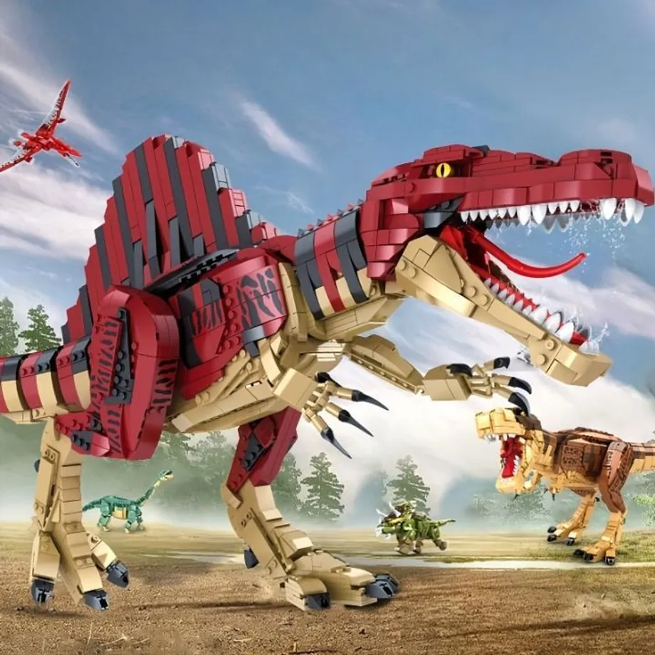 Velká stavebnice dinosaura kompatibilní s Lego - více variant