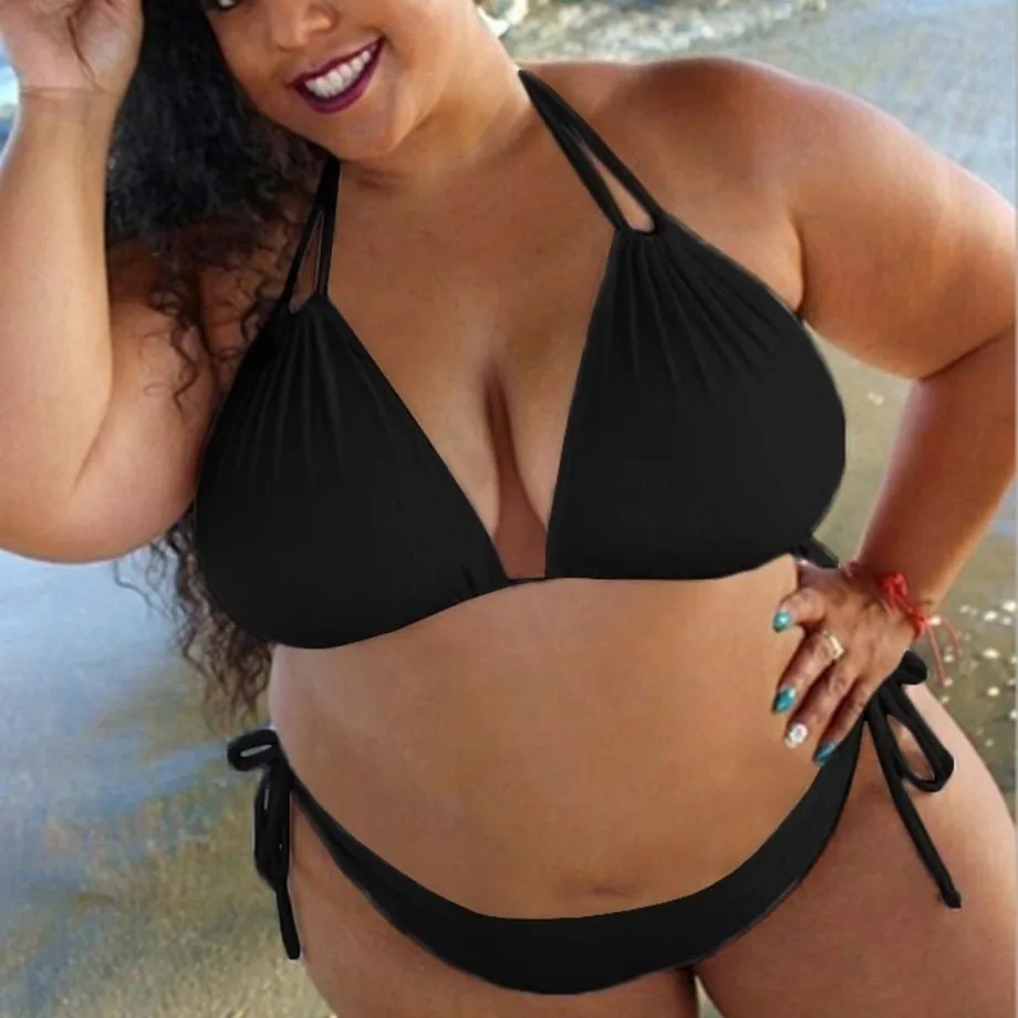 Dámské dvoudílné plus size bikiny