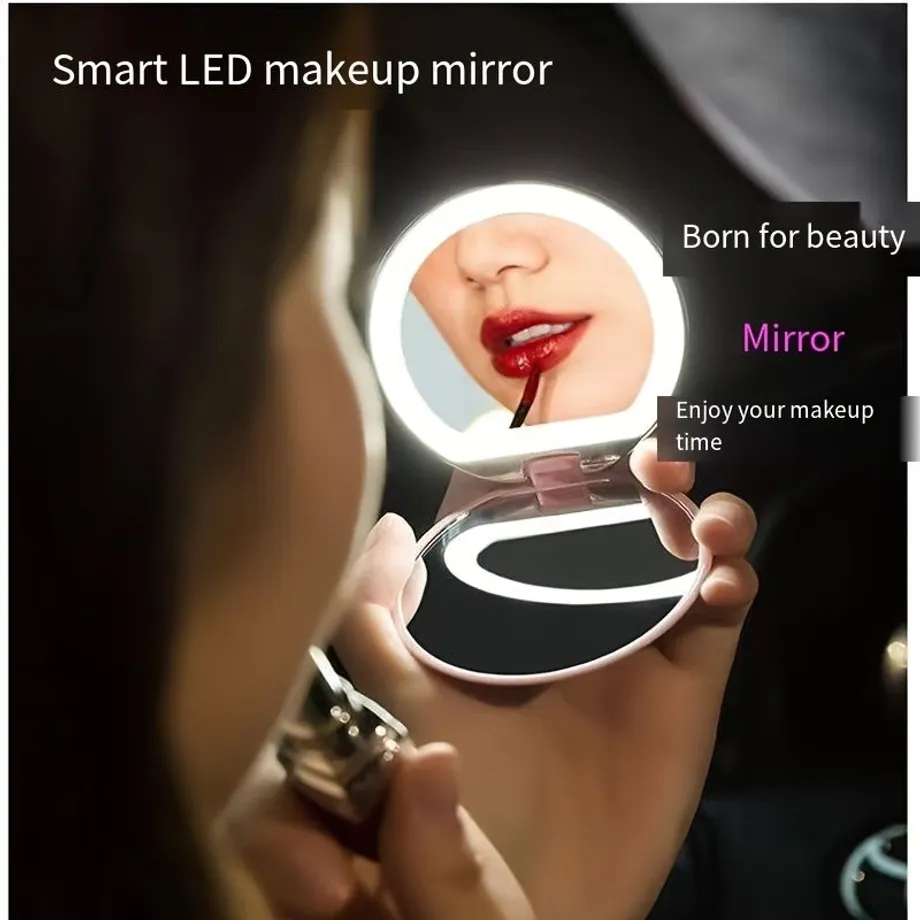 Ruční LED Cestovní Makeup Zrcadlo